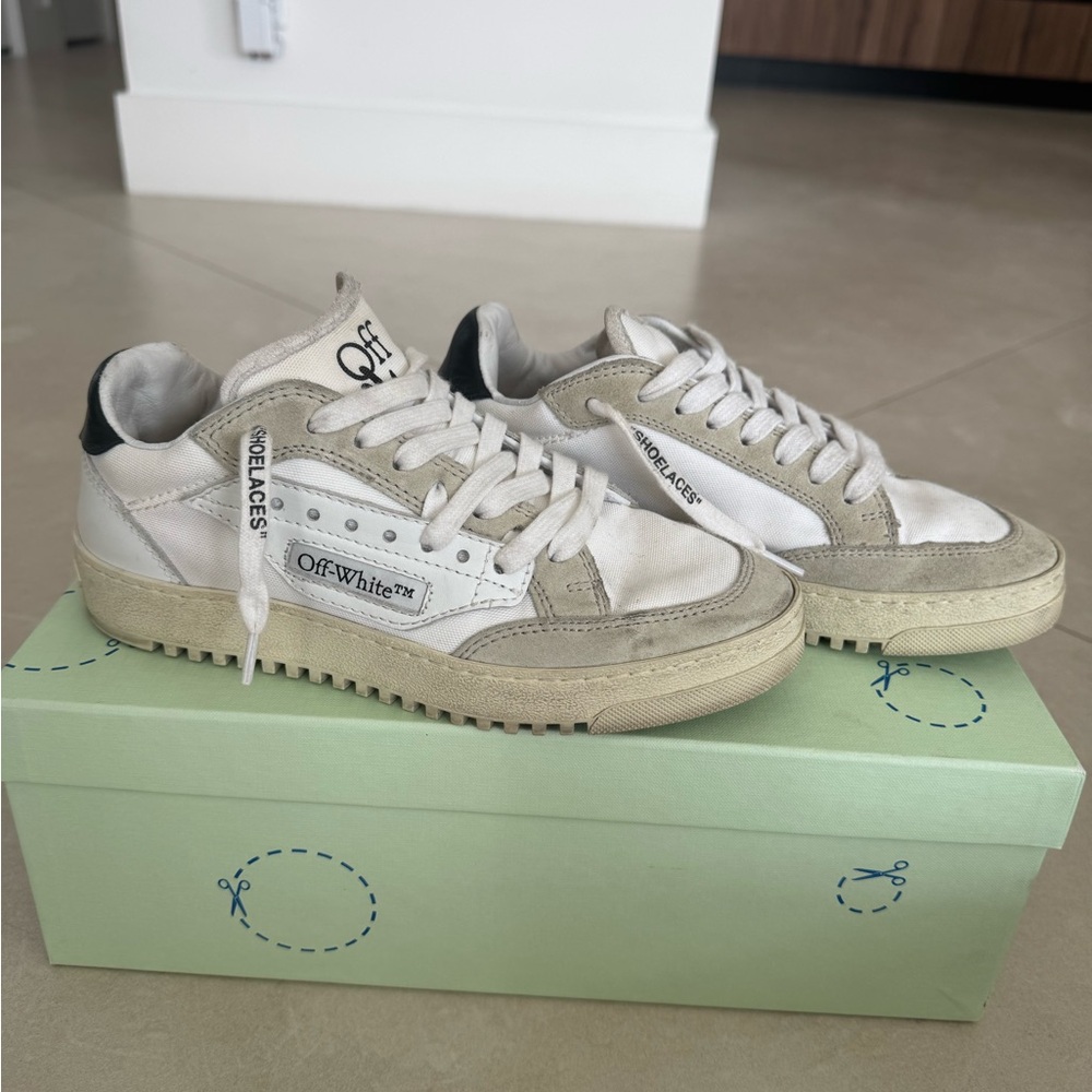 Off-White Kids Sneakers - White and Beige